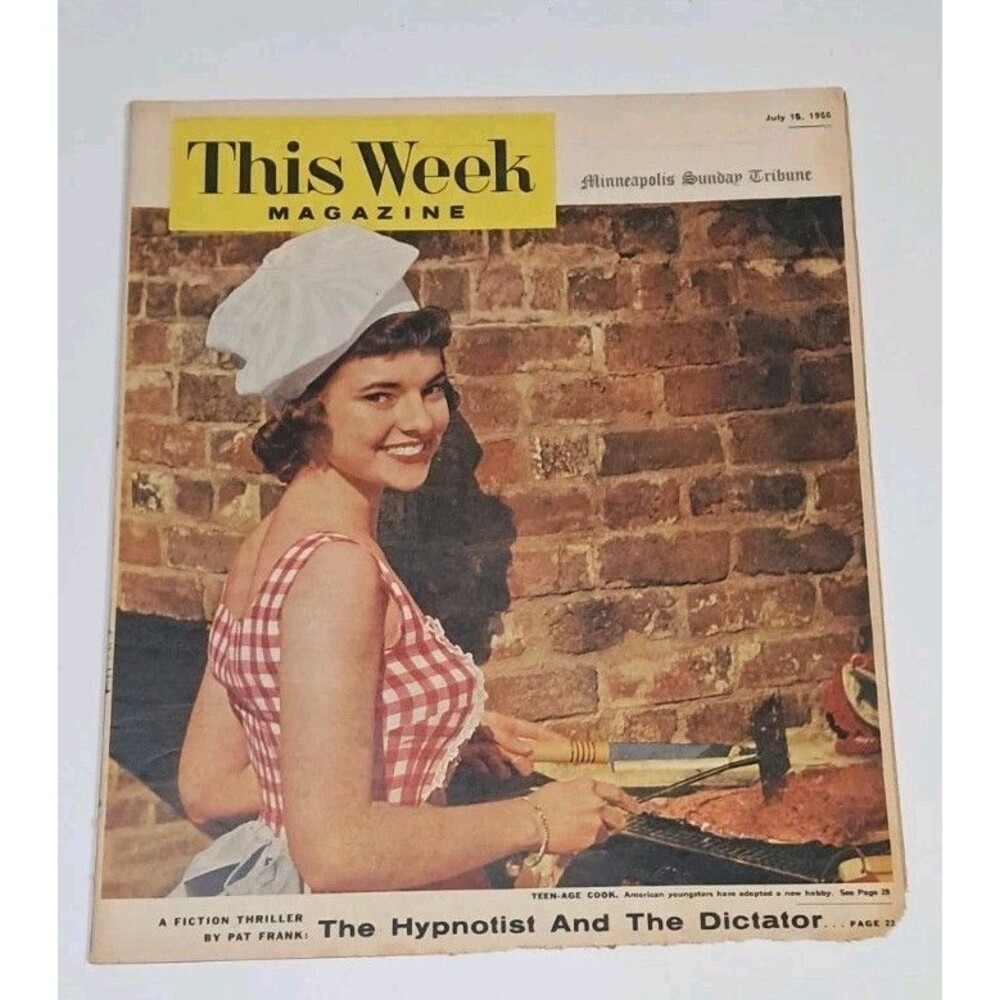 This Week Magazine Minneapolis Sunday Tribune 7/15/1956 Judy Holliday